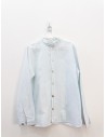 camisa rayas celestes y blancas