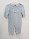 camisa lino azul con rayas blancas