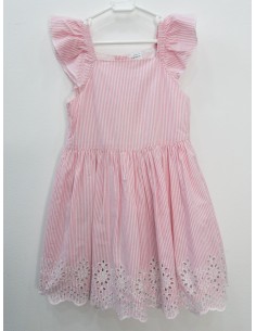 vestido rayas rosados