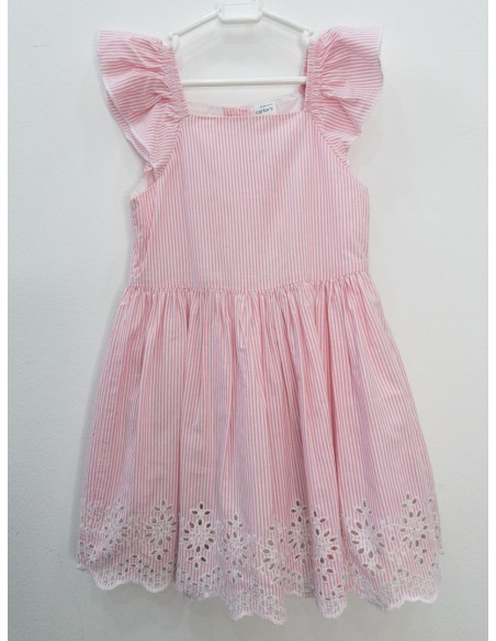 vestido rayas rosados