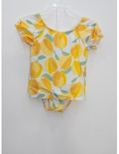 set pantalon de baño limones
