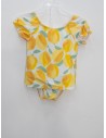 set pantalon de baño limones
