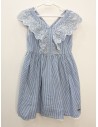 vestido rayas azules y blancas