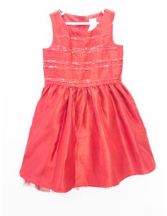 vestido rojo con lentejuela