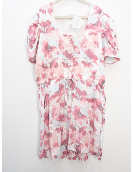 jumper con flores fucsias