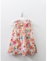 vestido flores salmon y rosadas