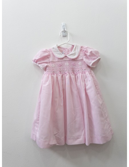vestido de punto rosado