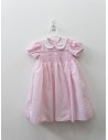 vestido de punto rosado