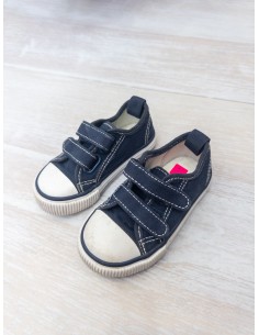 sneakers estilo converse azules