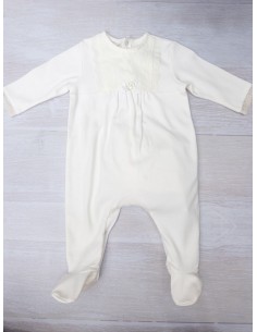 monito beige con babero