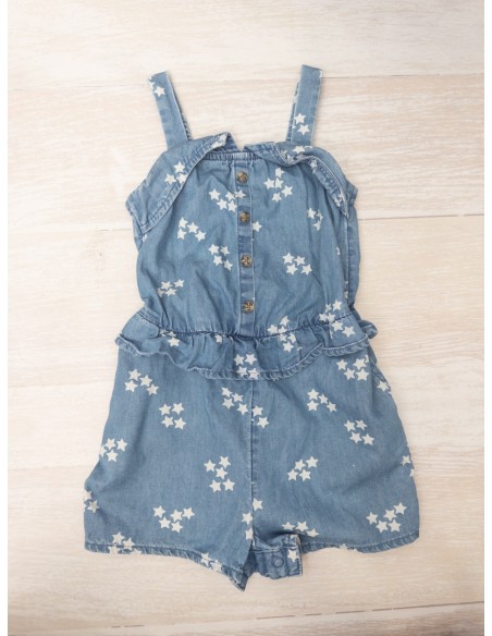 enterizo denim con estrellas