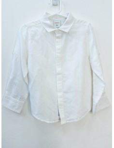 camisa blanca de lino