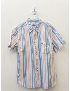 camisa rayas celestes y rosadas