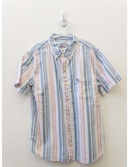 camisa rayas celestes y rosadas