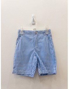 short cuadros azules y blancos