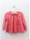 blusa cuadros rojos