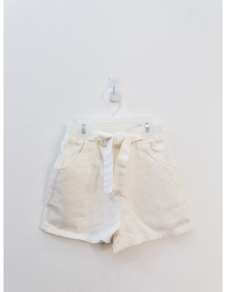 set blusa negra y short blanco