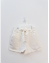 set blusa negra y short blanco