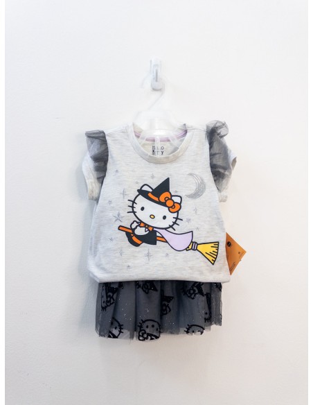 set blusa y falda brujta