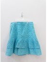 falda celeste