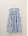 vestido flores azules