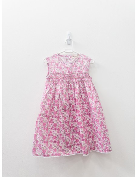 vestido flores rosadas