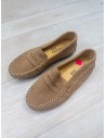 mocasines beige