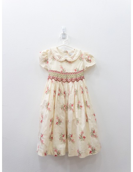 vestido beige de navidad