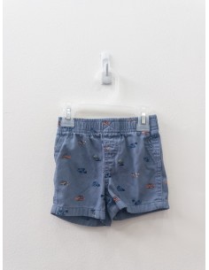 set camisa celeste y short carritos 2