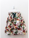 set falda flores y top verde