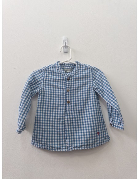camisa cuadros azules