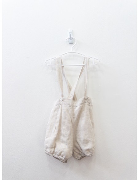 romper lino beige
