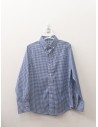 camisa cuadros azules y blancos
