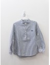 camisa rayas azules y blancos