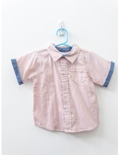 camisa cuadros salmon