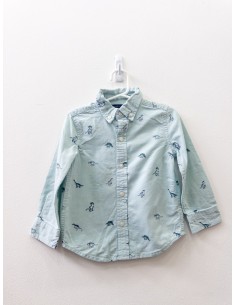 camisa verde con dinosaurios