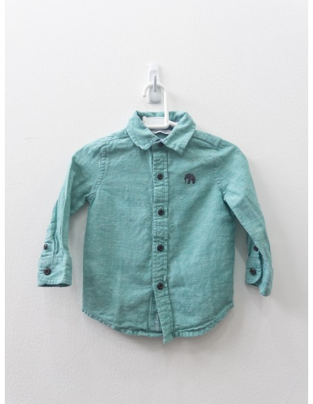 camisa verde con elefante
