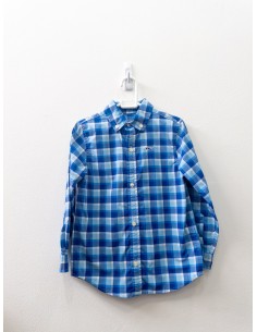camisa cuadros azules y celestes