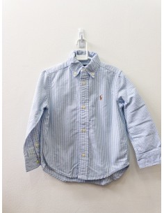 camisa rayas blancas y celestes