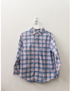 camisa cuadros celestes y rosados