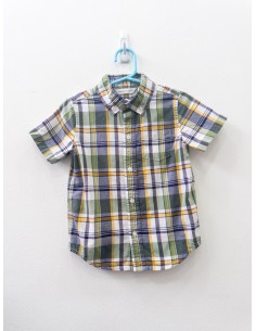 camisa rayas amarillas rojas y azules