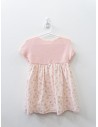 vestido rosado con flores