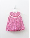 vestido manzanas fucsias