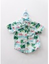 camisa verde con flamingos