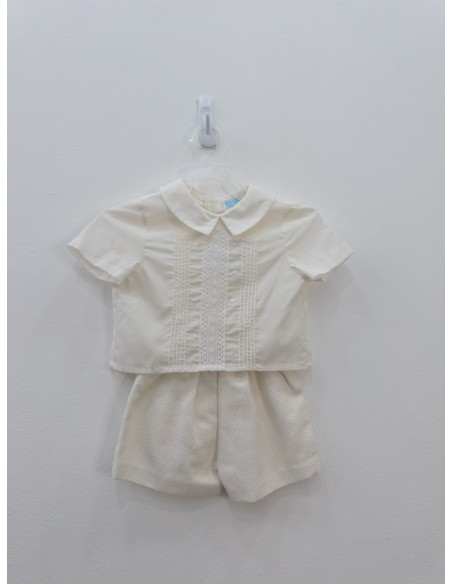 set camisa blanca y short blanco