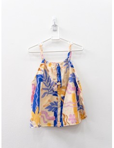 top beige azul rosado