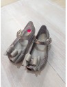 zapatos escarcha plateada