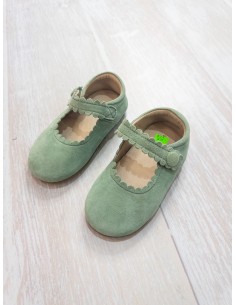 zapatos verde agua