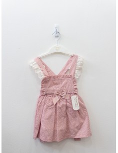 romper rosado de estrellas blancas