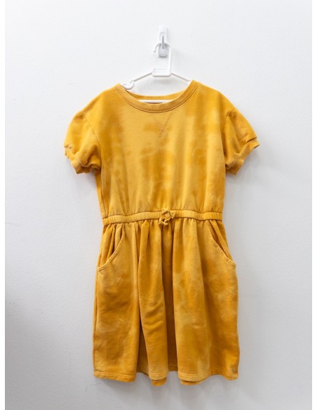 vestido jumper mostaza